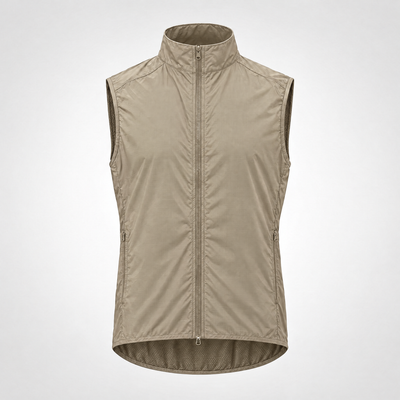 Windproof running vest – Khaki