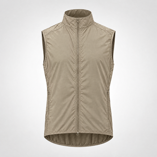 Windproof running vest – Khaki